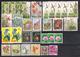 Lot  47  Flowers  3 Scans    81  Different       MNH, Used - Other & Unclassified