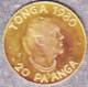 @Y@   Tonga  20 Paanga  1980  Unc  Goud / Gold   (1412)  FAO - Tonga