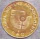 @Y@   Tonga  20 Paanga  1980  Unc  Goud / Gold   (1412)  FAO - Tonga