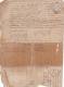8055# GENERALITE DE BRETAGNE 1751 A DECHIFFRER 2 CACHETS DIX DEN. ET 1 SOL 3 DEN. VOIR SCANS - Seals Of Generality