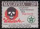 Drugs Can Kill, Skull, Death, MNH Malaysia - Droga