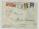 1920 - ENVELOPPE EXPRESS De MONTREUX (VAUD) Pour BERLIN SCHÖNEBERG (ALLEMAGNE) - Briefe U. Dokumente