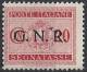 1944 RSI GNR VERONA SEGNATASSE 20 CENT MNH ** VARIETà - RSI138 - Taxe