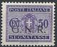 1944 RSI GNR BRESCIA SEGNATASSE 50 CENT MNH ** - RSI141-2 - Strafport