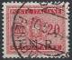 1944 RSI USATO GNR BRESCIA SEGNATASSE 20 CENT VARIETà - RSI145 - Postage Due