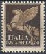 1944 RSI GNR BRESCIA I TIRATURA POSTA AEREA 50 CENT MNH ** VARIETà - RSI136-3 - Luftpost