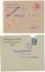 Lot 4 Lettres Semeuse Surchargée ALGERIE  (2 Scans) - Other & Unclassified