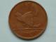 1935 - 1 PENNY / KM 3 ( Uncleaned Coin / For Grade, Please See Photo ) !! - Irlande