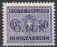 1944 RSI GNR BRESCIA I TIRATURA SEGNATASSE 50 CENT MNH ** - RSI113-9 - Taxe