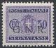 1944 RSI GNR BRESCIA I TIRATURA SEGNATASSE 50 CENT MNH ** VARIETà - RSI113-12 - Taxe