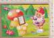 PO6690B# PUZZLE KINDER FERRERO 1991 - NANI AL BAGNO ESTERNO CON CARTINA /FUNGHI - Puzzles