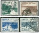 ANGOLA, PANORAMI, LANDSCAPES, 1949, FRANCOBOLLI USATI, Scott 321,322,323,323A - Angola
