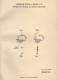 Original Patentschrift - C. Busch In Hanau A.M., 1887 , Ohrringe , Schmuck !!! - Earrings