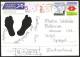 LA REUNION Plage De Grande Anse Two Holes Feets Peids Füsse Stamps Nederland 2012 - Riunione