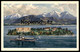 ALTE POSTKARTE CHIEMSEE HERRENWÖRTH HERRENCHIEMSEE Dampfer Schiff Steam Ship Bateau à Vapeur Cpa Postcard - Chiemgauer Alpen