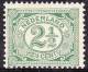 1899-1913 Cijfer Zegels 2½ Cent Groen NVPH 55 Ongestempeld - Nuevos