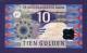 NETHERLANDS ,  Banknote  ,Used VF, 10 Gulden IJsvogel - 10 Gulden