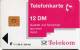 Telefonkarte 12 DM Telekom Deutsche Bundespost - W-Series: Werbekarte Der Dt. Bundespost