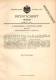 Original Patentschrift - Billard , 1892 , H. Schulenburg In Hannover - Linden !!! - Billares