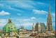 ## Austria PPC A-Prioritaire Label Wien Stephansdom 1996 To Denmark (2 Scans) - Églises