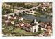 CSM : 63 Puy De Dôme : Pont Du Château : Vue Sur L'Eglise ( église, Maisons, Pont, Cours D'eau ) - Pont Du Chateau