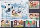 Delcampe - SOCCER World Wide, 28 Full Sets Or Miniature Sheets, Over 103 Stamps - Collezioni (in Album)