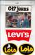 4 Autocollants / Adesivi / Aufkleber / Stickers - C°17 Jeans - Lewis - Lois Jeans &amp; Jackets - Autocollants