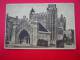 CPA ANGLETERRE CHURCH OF OUR LADY OF QUARR ENTRANCE VOYAGEE   1935 TIMBRE OTE - Autres & Non Classés