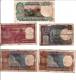 Billet - Inde - 5 Billets - 1 De 5 Rupees - 3 De 2 Rupees - 1 De 1 Rupee - Indien