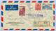 Registerd Air Mail Letter Indien India CALCUTTA To Praha 1949 (560) - Briefe U. Dokumente