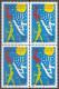 Andorra 2000 - Yvert: 535, 536, 537, 539  - Bloques De 4 -  ** MNH - Unused Stamps