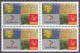 Andorra 2000 - Yvert: 535, 536, 537, 539  - Bloques De 4 -  ** MNH - Unused Stamps