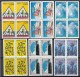 Andorra 2002 - Yvert: 565, 566, 568, 570, 572, 573  - Bloques De 4 -  ** MNH - Unused Stamps