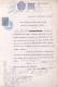 PERMISO DE MODIFICACION DE PROYECTO MONTEVIDEO REUBLICA ORIENTAL DEL URUGUAY AÑO 1922 CON RARA ESTAMPILLA FISCAL - Non Classificati