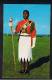 RB 910 - 1980 Fiji Postcard - Sgt. Epell Rayawa - Drum Major Of Fiji Military Band - 20c Rate To UK - Red Cross Slogan - Fidji