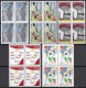 Andorra 2004 - Yvert: 597, 598, 601, 602, 603  - Bloques De 4 -  ** MNH - Unused Stamps