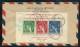 GERMANY 1950, Backstamped Registered Cover R705  Scott No. 9NB1-3, 9NB3a - Covers & Documents