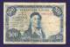 SPAIN 1954, Banknote, USED VF, 500 Peseta´s Km 148 (folded) - 500 Pesetas