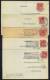 PAYS BAS / 1932-1934 - 5 CARTES COMMERCIALES POUR L ALLEMAGNE / 3 IMAGES  (ref 3942) - Lettres & Documents