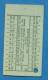 D327 / Tickets Billets  -  LONDON PASSENGER TRANSPORT BOARD - Great Britain Grande-Bretagne Grossbritannien - Europa