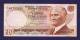 TURKEY 1970 Law,  Banknote, USED VF,  20 Lira Km 123 - Turkey