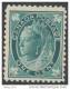 Canada Queen Victoria 1897  #67 Maple Leaf Issue 1 Cent Green Mint Very Slight Hinge UL Corner - Unused Stamps