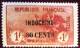 Indochine - 1919 Y&T 94 Timbre De France (Orphelins) De 1917 - 80c S. 1F + 1F - TTB - Cote:  15 Euros - Ongebruikt