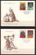 POLAND FDC 1977 STAMP DAY POLISH COINS ON STAMPS Ships Lions Crowns Museums Coin Making Smithing - FDC