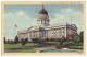 USA, SALT LAKE CITY UT - UTAH STATE CAPITOL BUILDING - C1940s Vintage Unused Postcard  [c3220] - Salt Lake City