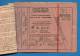 D532 / Ticket Billet RAILWAY - 1957 SOFIA - RUSE - BUCUREST - PRESOV - BALKANTURIST Bulgaria Bulgarie  ROMANIA Slovakia - Europe