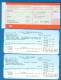 D476 / Billet D´avion Airplane Ticket CONTINENTAL - SOFIA ZURICH LONDON ZURICH SOFIA BULGARIA Switzerland Great Br - Europe