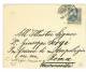UNGHERIA - 25 FILLER - BUSTA  VIAGGIATA  -  VS ITALIA - ROMA ANNO 1902 - Postmark Collection