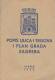 CROATIA  --  POPIS ULICA I TRGOVA I PLAN GRADA ZAGREBA --  1954 - Europe