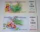 Taiwan  Set Of 2 2006 Train Station Plateform Ticket Winnie The Pooh - Welt